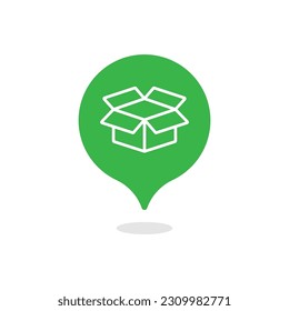 Speech Bubble And Delivery Icon Vector Design.