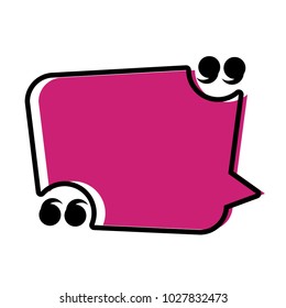 Speech bubble design