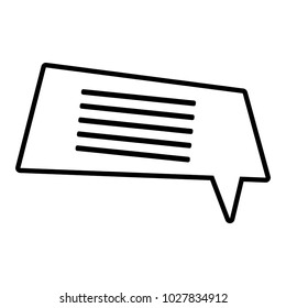 Speech bubble design