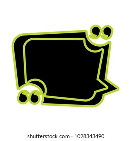 Speech bubble design
