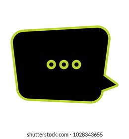 Speech bubble design