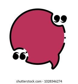 Speech bubble design