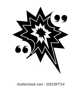 Speech bubble design