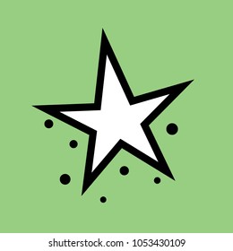 Speech bubble design template. Vector illustration in retro style.