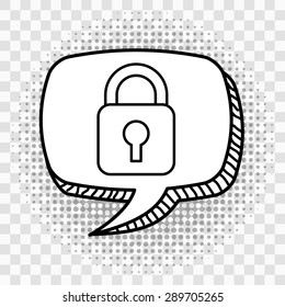 speech bubble design, vector illustration eps10 graphic 