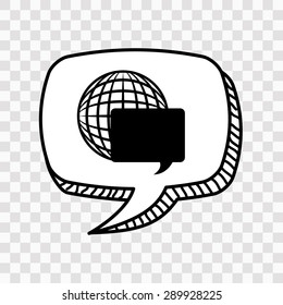 speech bubble design, vector illustration eps10 graphic 