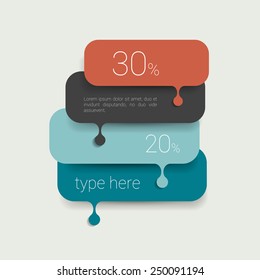 Speech bubble diagram, scheme. Infographic element.