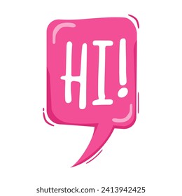 speech bubble dialog with text expression colorful illustration 