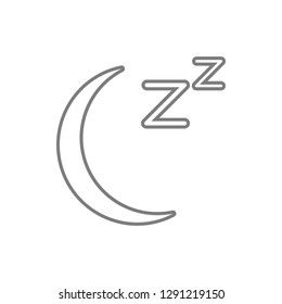 speech bubble of dreaming  icon. Element of web, minimalistic for mobile concept and web apps icon. Thin line icon for website design and development, app development