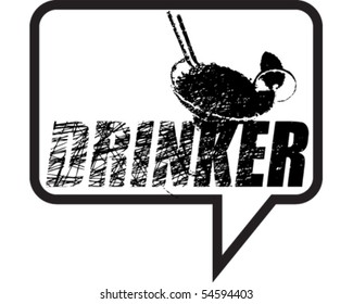 Speech bubble Drinker