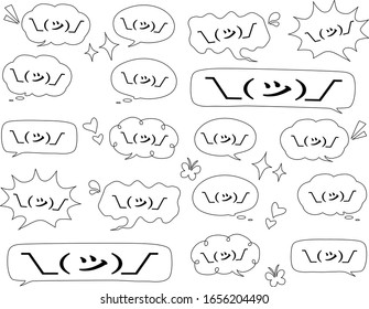 Speech Bubble Emotion Vector Stock Vector (Royalty Free) 1656204490 ...