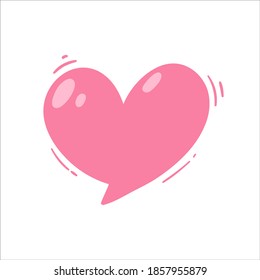 Speech Bubble for Entering Conversation Messages and Thoughts of Cartoon Characters