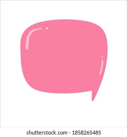 Burbuja de voz para introducir mensajes de conversación y pensamientos de personajes de dibujos animados