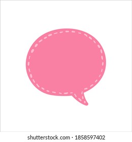 Burbuja de voz para introducir mensajes de conversación y pensamientos de personajes de dibujos animados