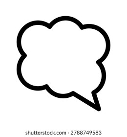 A speech bubble floats in the air, representing chat and dialogue.