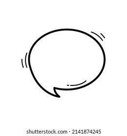 speech bubble frame for comic text isolated white background. Empty outline bubble for speech text. Dialog empty cloud, cartoon box.