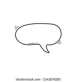 speech bubble frame for comic text isolated white background. Empty outline bubble for speech text. Dialog empty cloud, cartoon box.