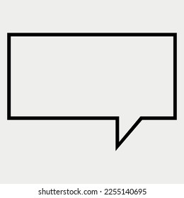 Speech bubble Frame Quotation Message vector illustration