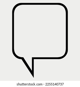 Speech bubble Frame Quotation Message vector illustration