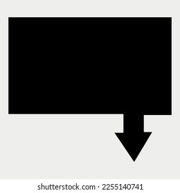 Speech bubble Frame Quotation Message vector illustration