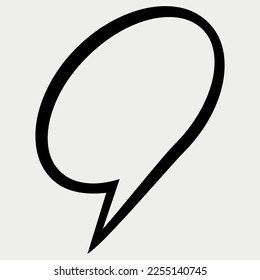 Speech bubble Frame Quotation Message vector illustration