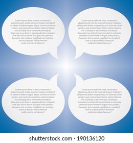 speech bubble frames. Labels in the form of an empty frame for your text. 