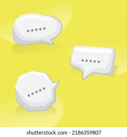 Speech Bubble Fully Vector Graphic and Editable, use this file wisely