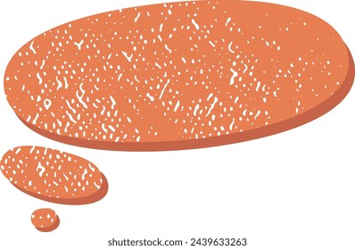Speech Bubble Grunge Texture Vector Illustration