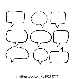 Speech Bubble hand drawn