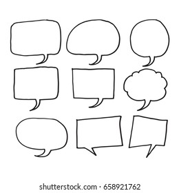 Speech Bubble hand drawn