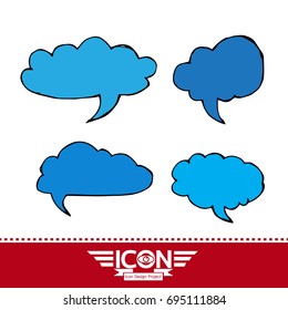 Speech Bubble hand drawn