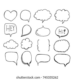 Speech Bubble hand drawn