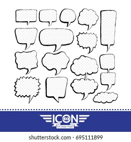 Speech Bubble hand drawn design