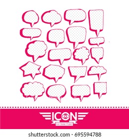 Speech Bubble hand drawn design