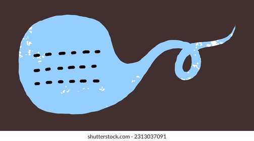 Ilustración vectorial dibujada a mano de burbuja de voz