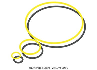 Speech Bubble Highlight Note Sticker Design