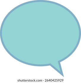 Speech bubble icon -1- green