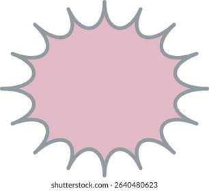 Speech bubble icon -2- pink