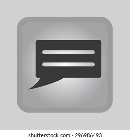 Speech bubble icon