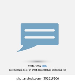 Speech bubble icon