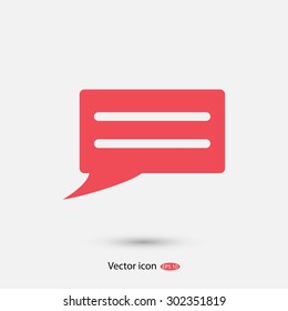 Speech bubble icon