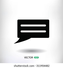Speech bubble icon