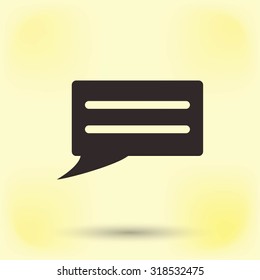 Speech bubble icon