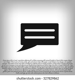 Speech bubble icon