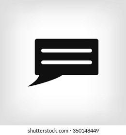 Speech bubble icon