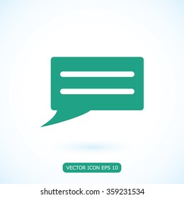 Speech bubble icon