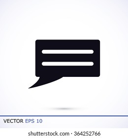 Speech bubble icon