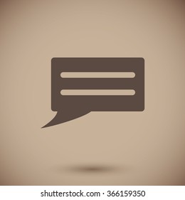 Speech bubble icon
