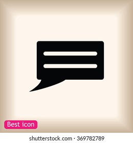 Speech bubble icon