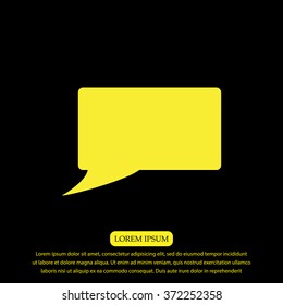 Speech bubble icon